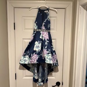 Speechless blue floral dress. Girls size 10.